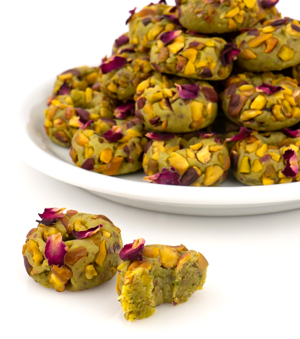 Kaak pistache pétale de fleur 250g