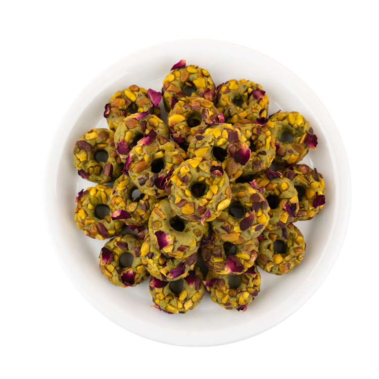 Kaak pistache pétale de fleur 250g